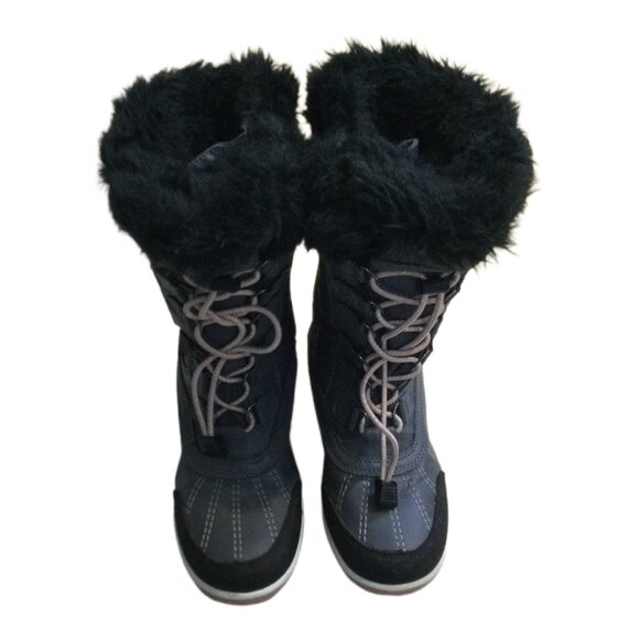 Yellow Junior Kids Winter Boots - Size 5 - Picture 1 of 5